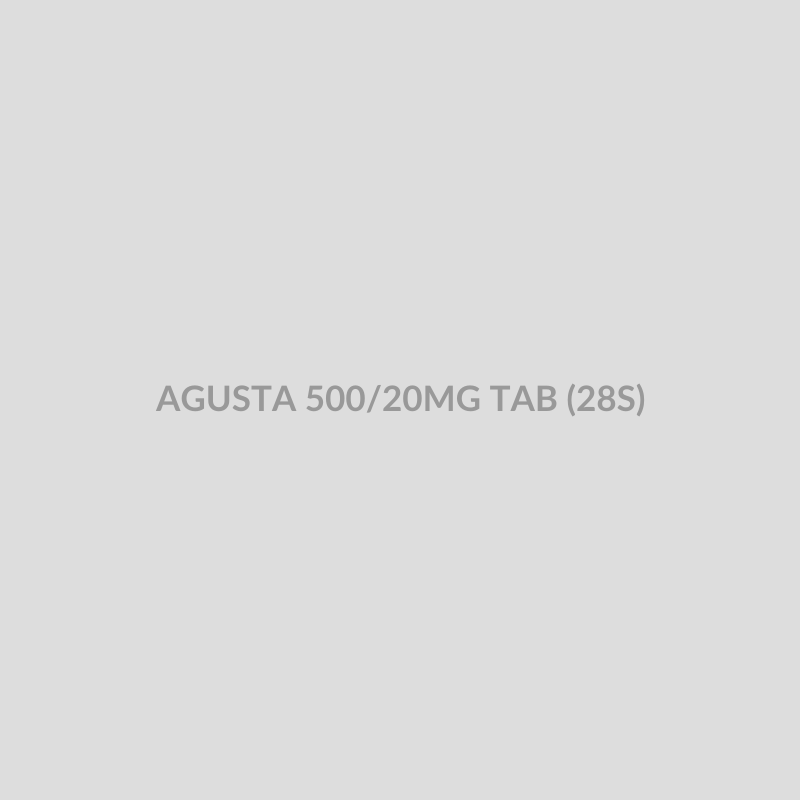AGUSTA 500/20MG TAB (28S) - Bolan Clinic Pharmacy