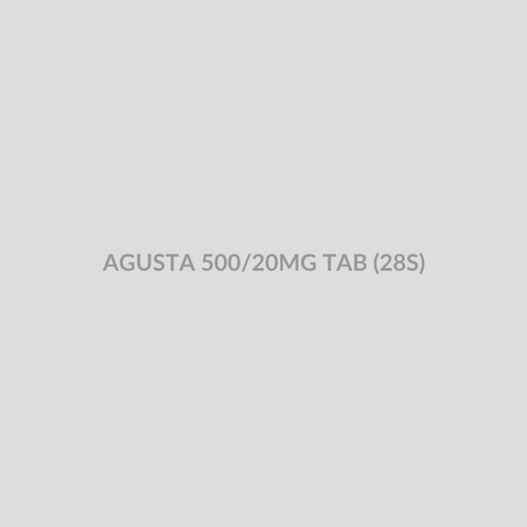 AGUSTA 500/20MG TAB (28S) - Bolan Clinic Pharmacy