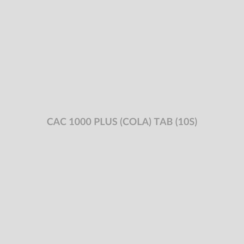 CAC 1000 PLUS (COLA) TAB (10S) - Bolan Clinic Pharmacy