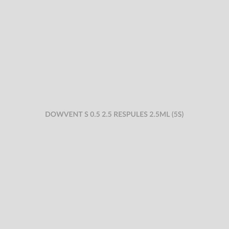 DOWVENT S 0.5 2.5 RESPULES 2.5ML (5S) - Bolan Clinic Pharmacy