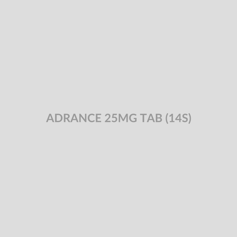 ADRANCE 25MG TAB (14S) - Bolan Clinic Pharmacy