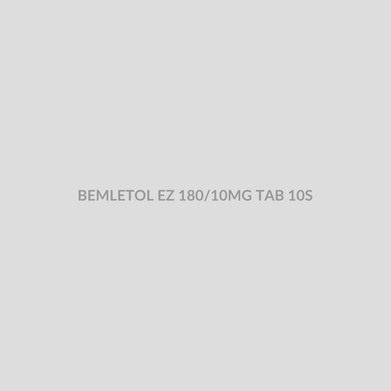 BEMLETOL EZ 180/10MG TAB 10S - Bolan Clinic Pharmacy