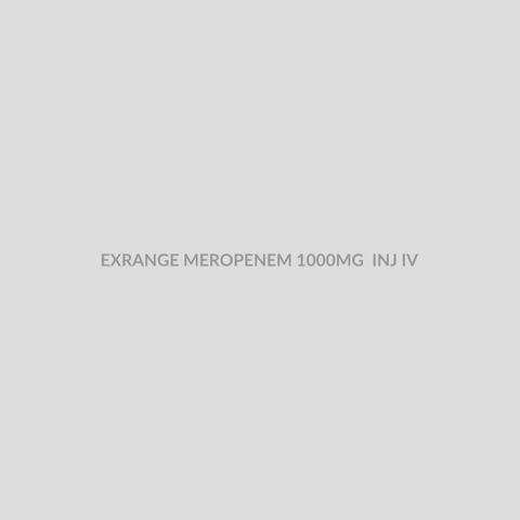EXRANGE MEROPENEM 1000MG INJ IV - Bolan Clinic Pharmacy