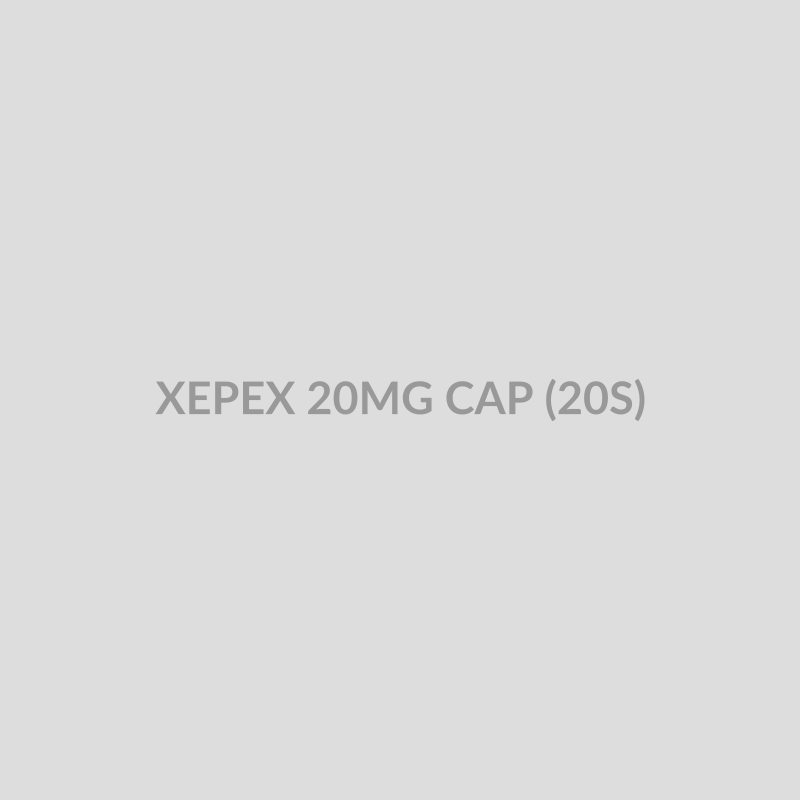 XEPEX 20MG CAP (20S) - Bolan Clinic Pharmacy
