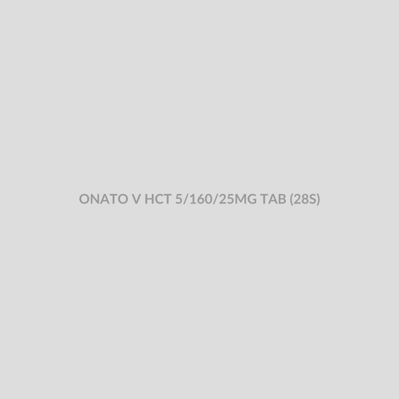 ONATO V HCT 5/160/25MG TAB (28S) - Bolan Clinic Pharmacy