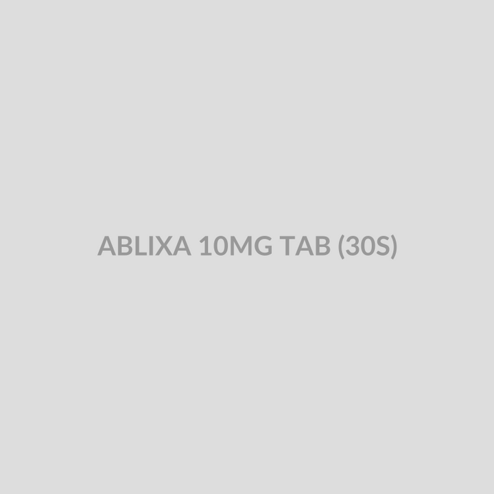 ABLIXA 10MG TAB (30S) - Bolan Clinic Pharmacy
