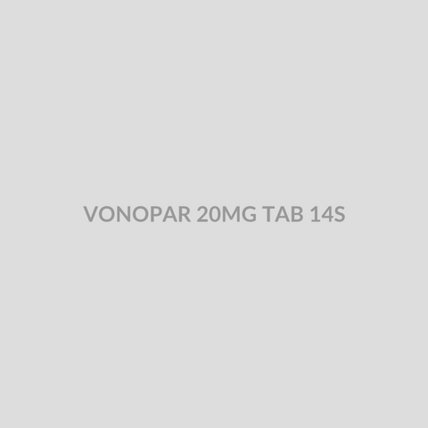 VONOPAR 20MG TAB 14S - Bolan Clinic Pharmacy