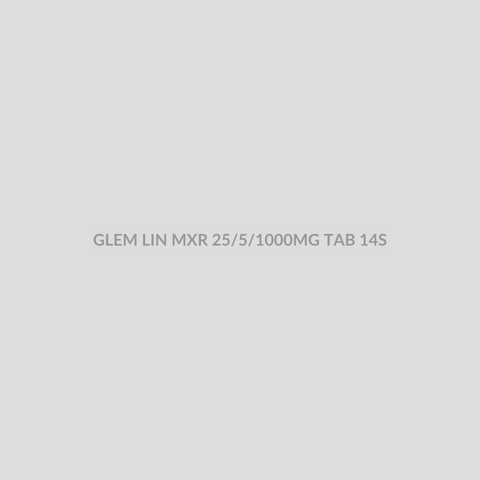 GLEM LIN MXR 25/5/1000MG TAB 14S - Bolan Clinic Pharmacy