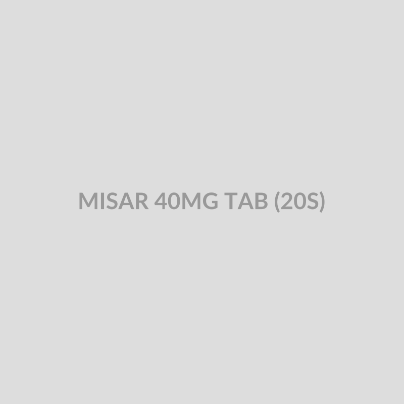 MISAR 40MG TAB (20S) - Bolan Clinic Pharmacy