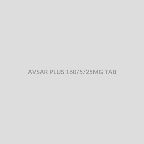 AVSAR PLUS 160/5/25MG TAB - Bolan Clinic Pharmacy