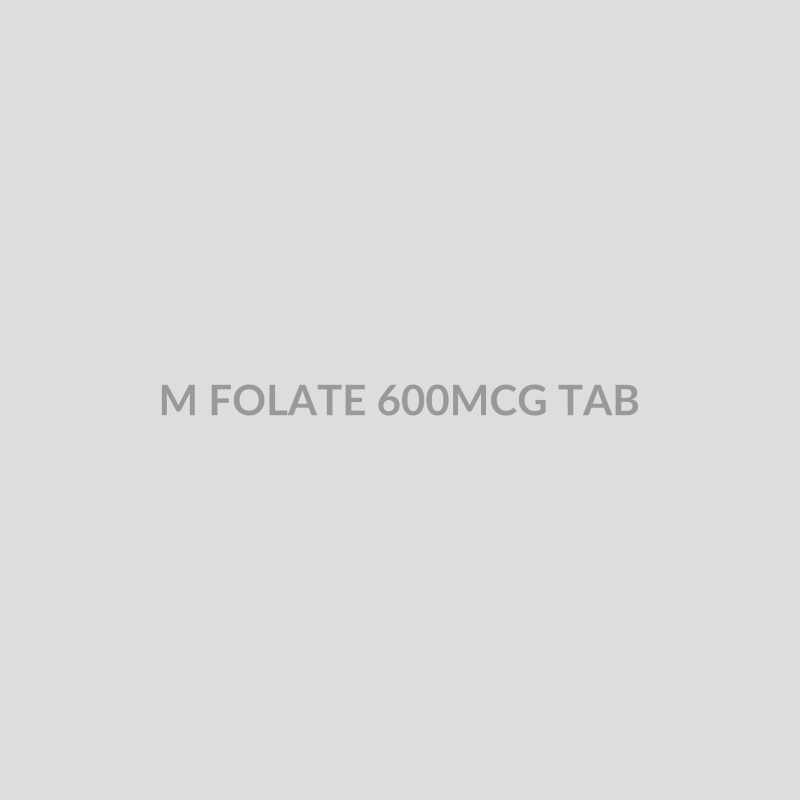 M FOLATE 600MCG TAB - Bolan Clinic Pharmacy