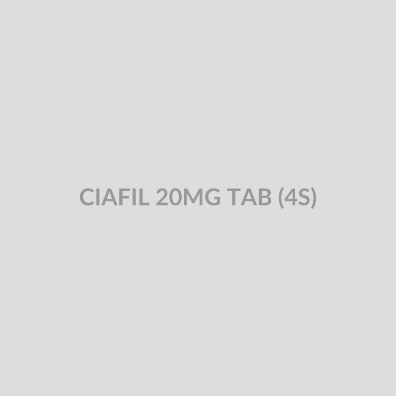 CIAFIL 20MG TAB (4S) - Bolan Clinic Pharmacy