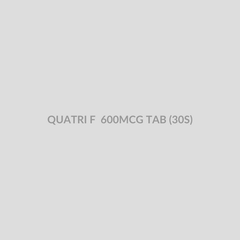 QUATRI F 600MCG TAB (30S) - Bolan Clinic Pharmacy