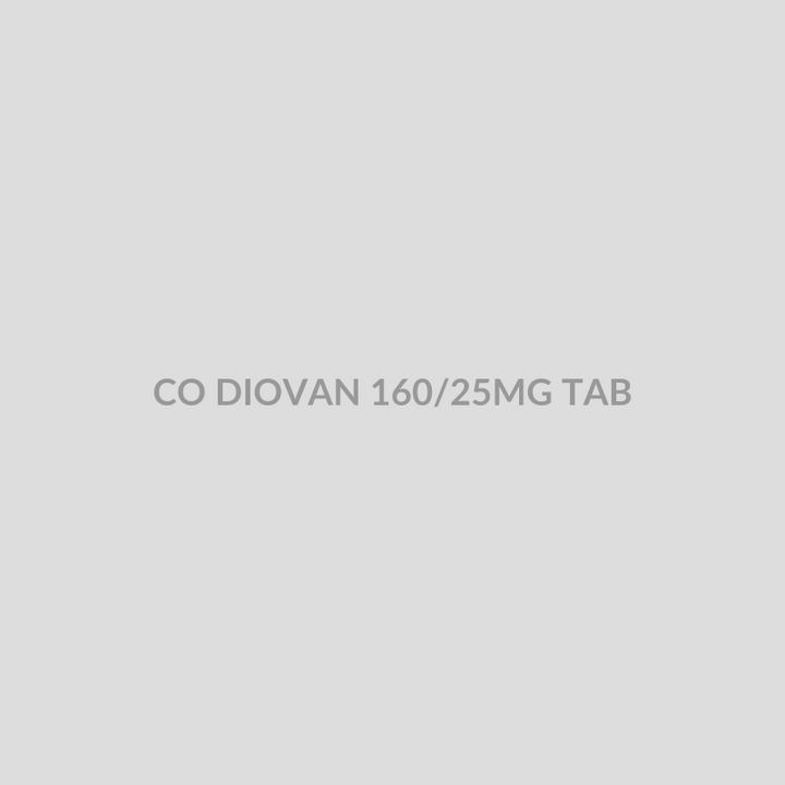 CO DIOVAN 160/25MG TAB - Bolan Clinic Pharmacy