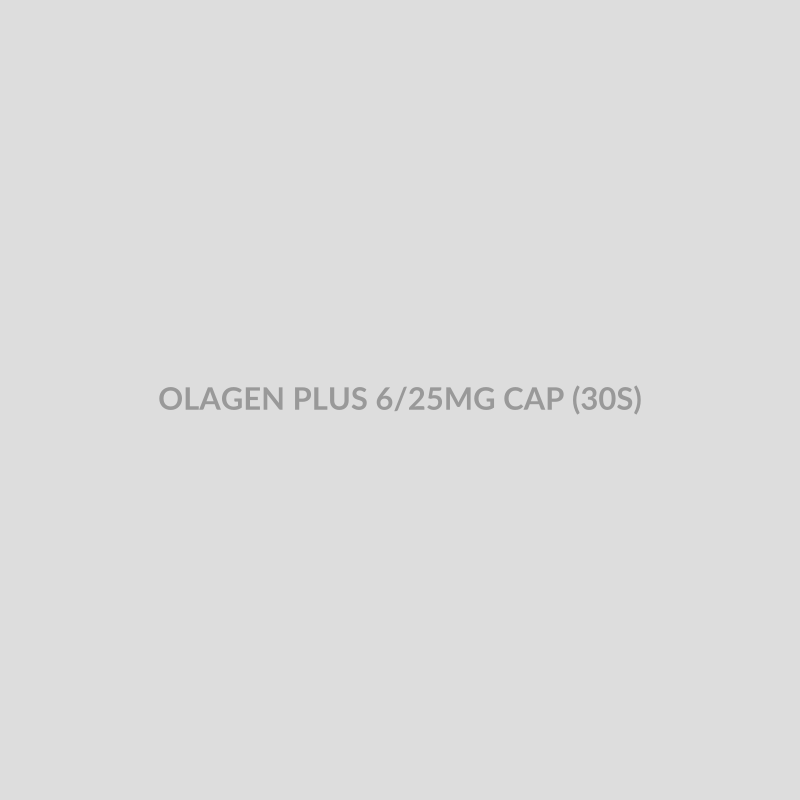 OLAGEN PLUS 6/25MG CAP (30S) - Bolan Clinic Pharmacy