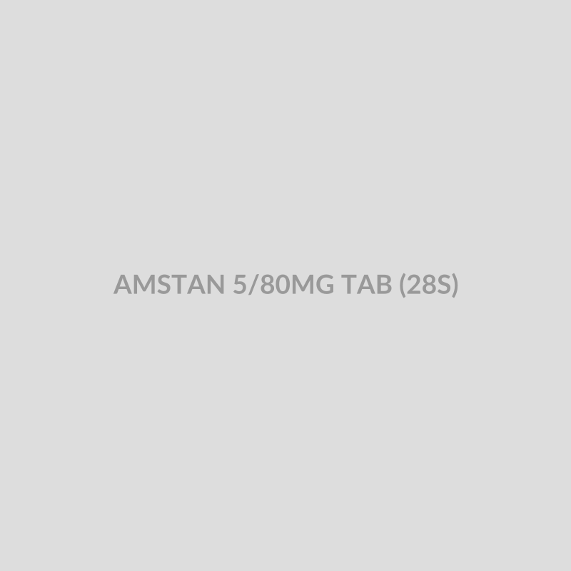 AMSTAN 5/80MG TAB (28S) - Bolan Clinic Pharmacy