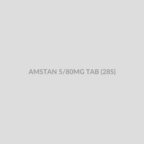 AMSTAN 5/80MG TAB (28S) - Bolan Clinic Pharmacy