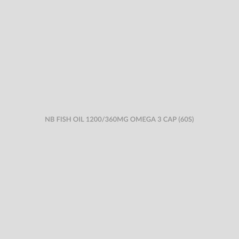 NB FISH OIL 1200/360MG OMEGA 3 CAP (60S) - Bolan Clinic Pharmacy