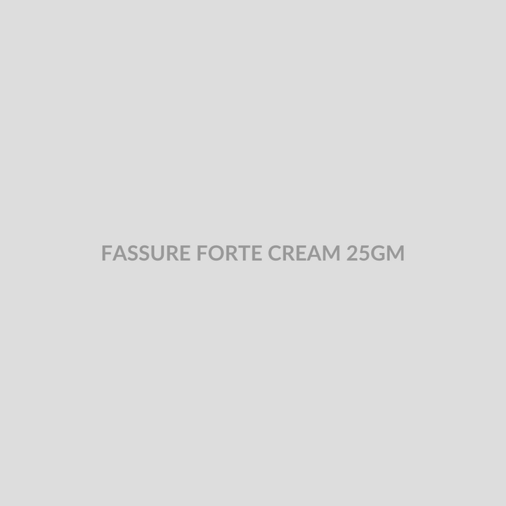 FASSURE FORTE CREAM 25GM - Bolan Clinic Pharmacy