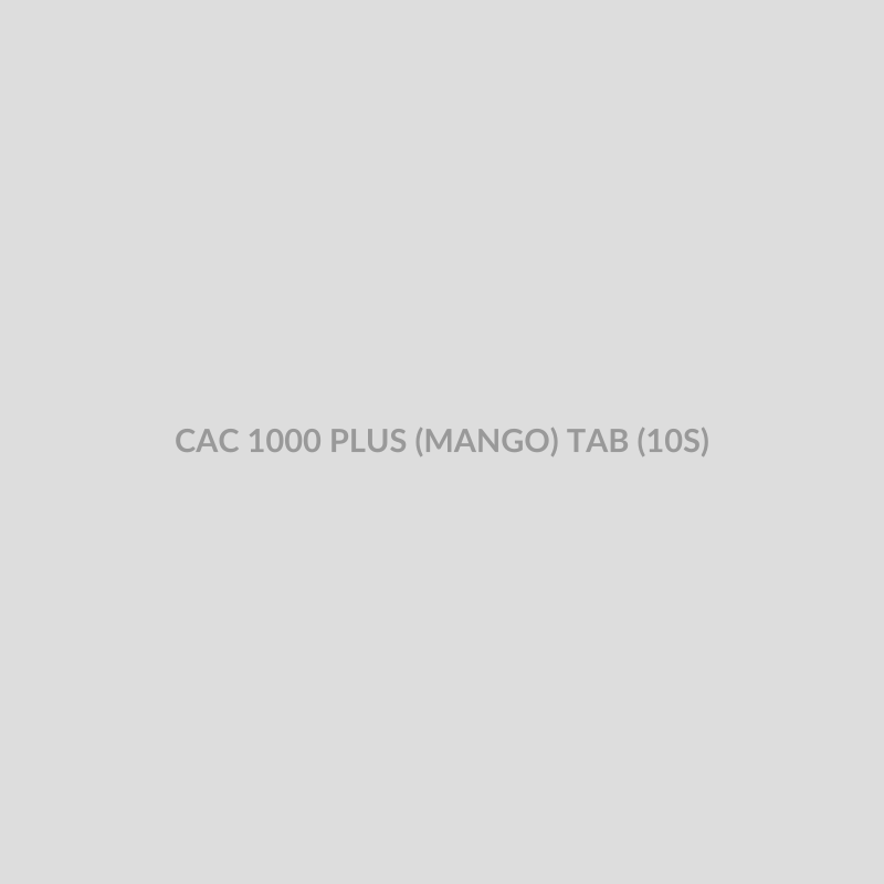 CAC 1000 PLUS (MANGO) TAB (10S) - Bolan Clinic Pharmacy