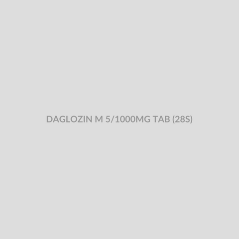 DAGLOZIN M 5/1000MG TAB (28S) - Bolan Clinic Pharmacy