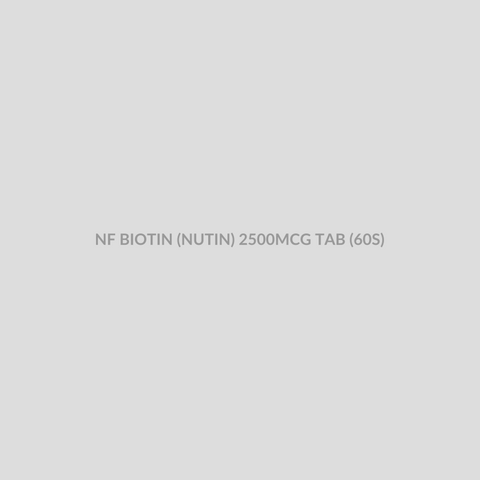 NF BIOTIN (NUTIN) 2500MCG TAB (60S) - Bolan Clinic Pharmacy
