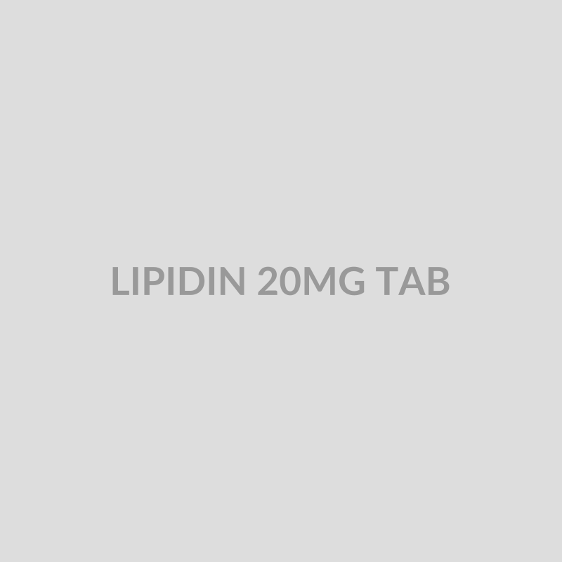 LIPIDIN 20MG TAB - Bolan Clinic Pharmacy