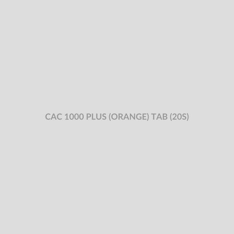 CAC 1000 PLUS (ORANGE) TAB (20S) - Bolan Clinic Pharmacy