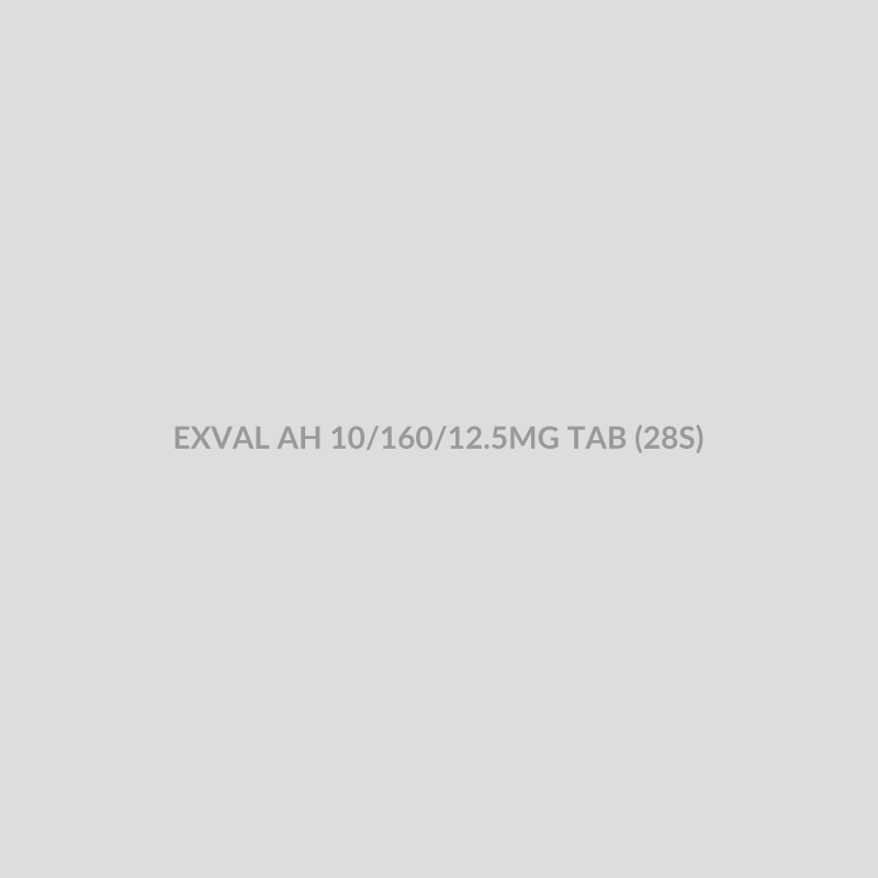 EXVAL AH 10/160/12.5MG TAB (28S) - Bolan Clinic Pharmacy