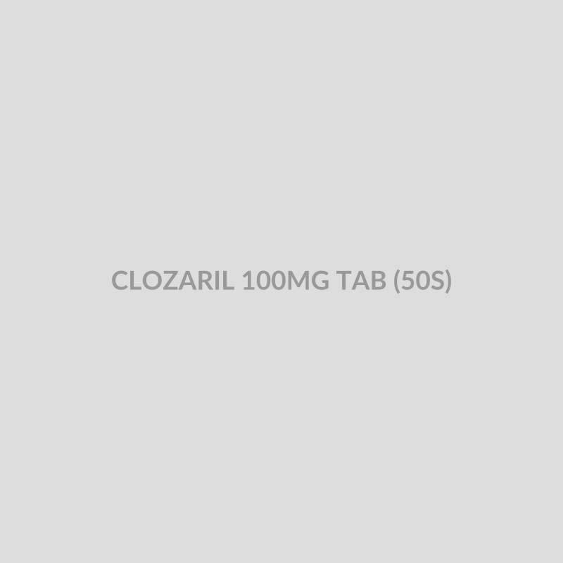 CLOZARIL 100MG TAB (50S) - Bolan Clinic Pharmacy
