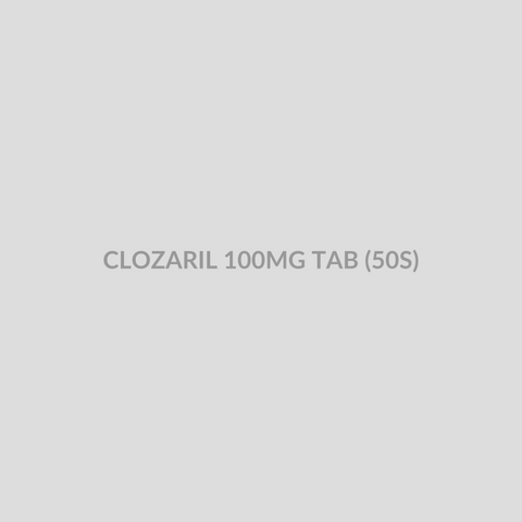 CLOZARIL 100MG TAB (50S) - Bolan Clinic Pharmacy
