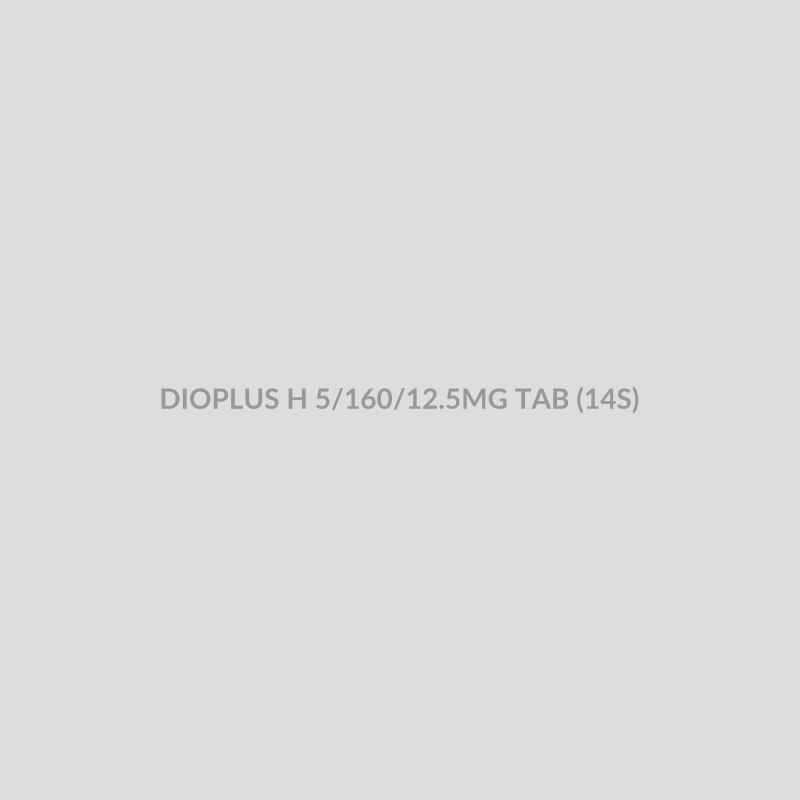 DIOPLUS H 5/160/12.5MG TAB (14S) - Bolan Clinic Pharmacy