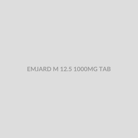 EMJARD M 12.5 1000MG TAB - Bolan Clinic Pharmacy