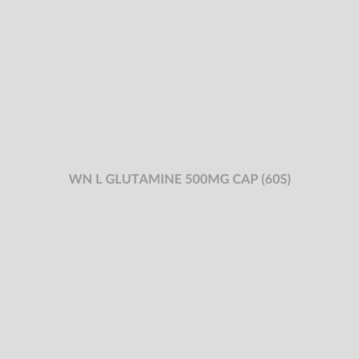 WN L GLUTAMINE 500MG CAP (60S) - Bolan Clinic Pharmacy