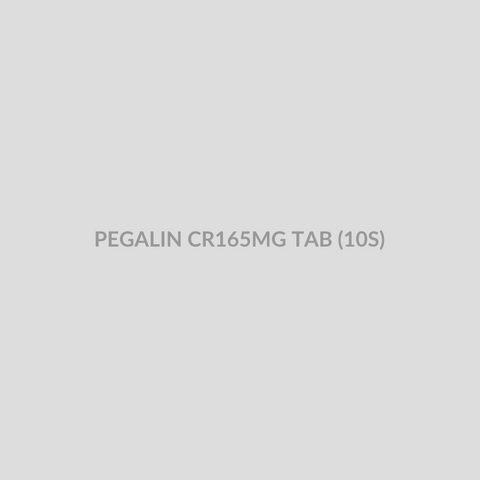 PEGALIN CR165MG TAB (10S) - Bolan Clinic Pharmacy