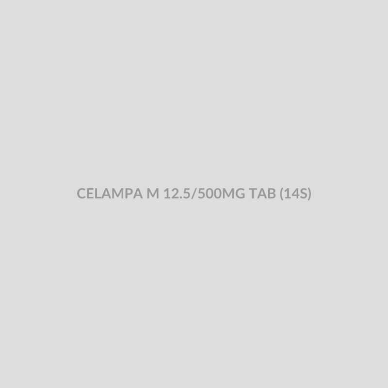 CELAMPA M 12.5/500MG TAB (14S) - Bolan Clinic Pharmacy