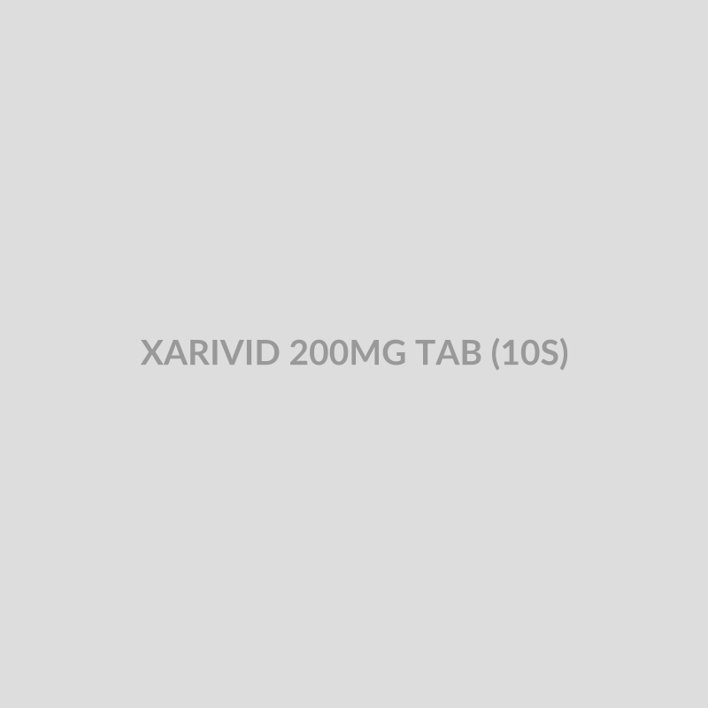 XARIVID 200MG TAB (10S) - Bolan Clinic Pharmacy