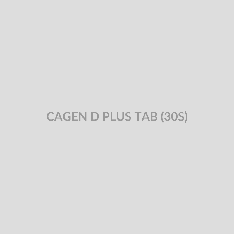 CAGEN D PLUS TAB (30S) - Bolan Clinic Pharmacy