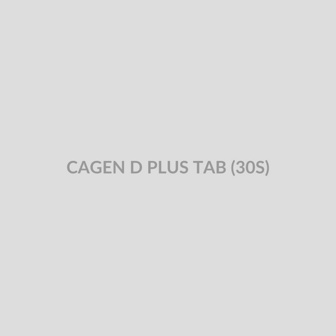CAGEN D PLUS TAB (30S) - Bolan Clinic Pharmacy