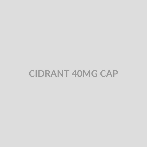 CIDRANT 40MG CAP - Bolan Clinic Pharmacy