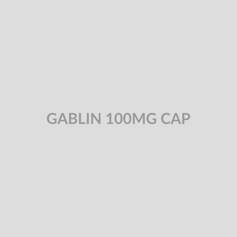 GABLIN 100MG CAP - Bolan Clinic Pharmacy