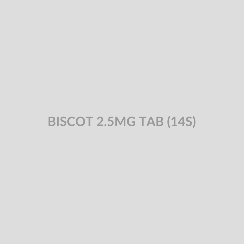 BISCOT 2.5MG TAB (14S) - Bolan Clinic Pharmacy