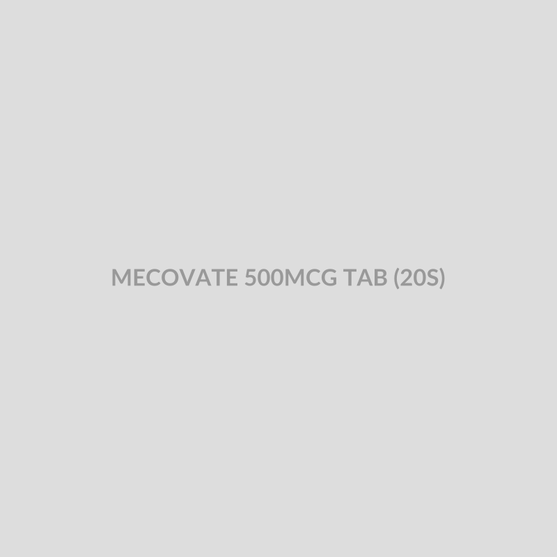 MECOVATE 500MCG TAB (20S) - Bolan Clinic Pharmacy