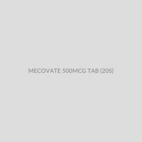 MECOVATE 500MCG TAB (20S) - Bolan Clinic Pharmacy