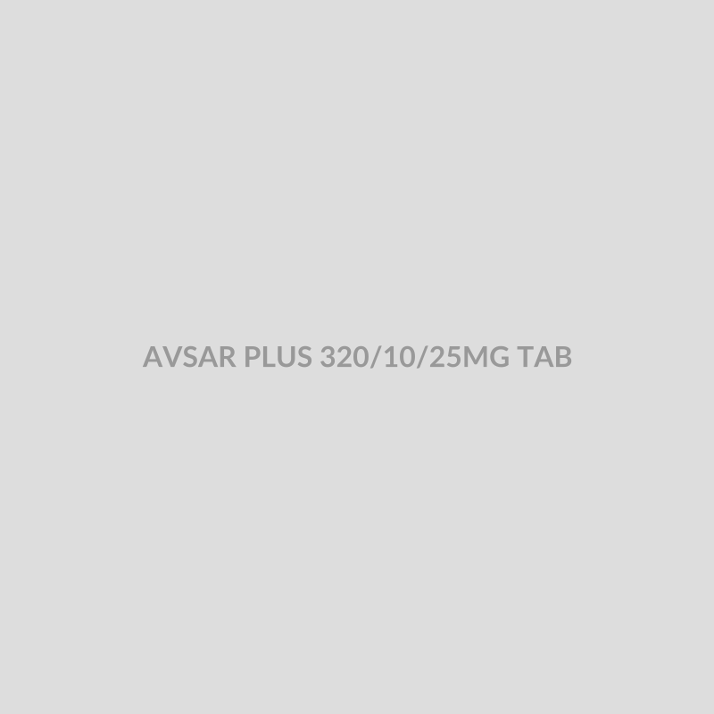 AVSAR PLUS 320/10/25MG TAB - Bolan Clinic Pharmacy