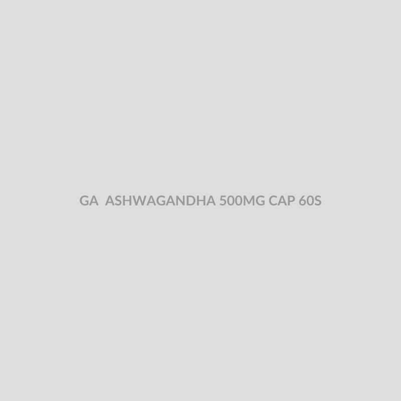 GA ASHWAGANDHA 500MG CAP 60S - Bolan Clinic Pharmacy