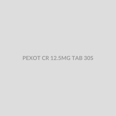 PEXOT CR 12.5MG TAB 30S - Bolan Clinic Pharmacy