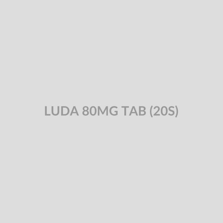 LUDA 80MG TAB (20S) - Bolan Clinic Pharmacy