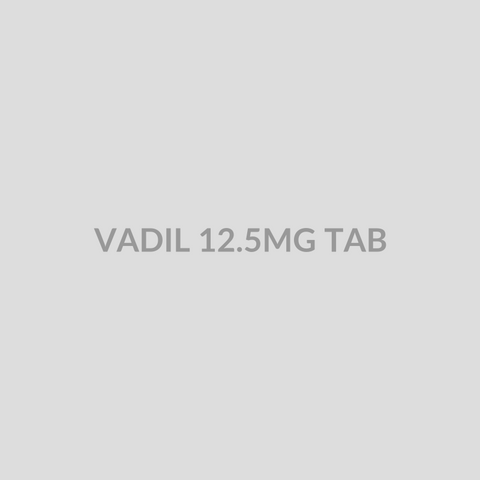 VADIL 12.5MG TAB - Bolan Clinic Pharmacy