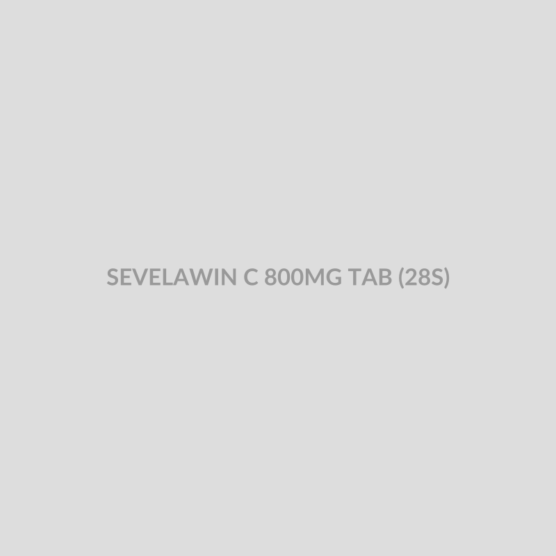 SEVELAWIN C 800MG TAB (28S) - Bolan Clinic Pharmacy